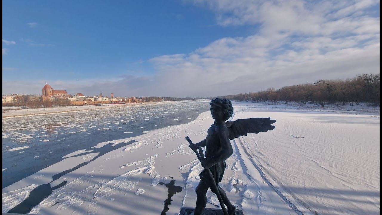 Śnieżny i mroźny  wypad na dwa gravele 
