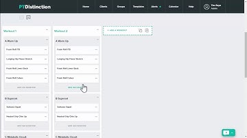 How to Copy and Paste Workouts and Sections of Workouts on PT Distinction
