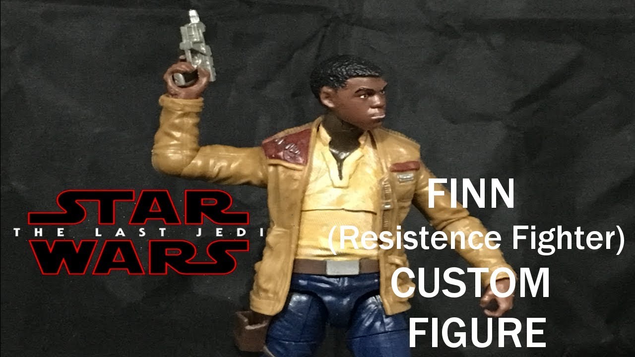 Volverse Restringir servir Star Wars Black Series - Finn (The Last Jedi) Custom Figure - YouTube