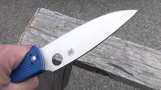 Spyderco Resilience Lightweight Folding Knife Review CPM S35VN Steel