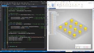 Solid Edge Macro Tutorial with C# - 38 -  Assembly - Work with configurations