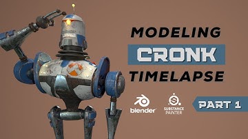 3D Character Modeling Cronk - Blender 2.9 & Substance Painter [Part 01]