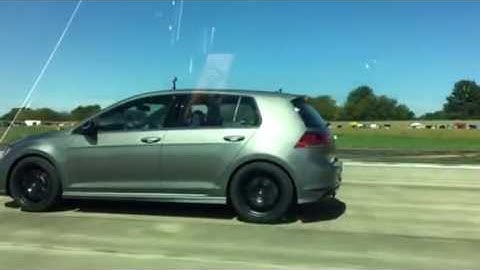 Golf R dsg vs Golf R manual- 1/2 mile 40 roll