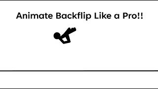 Pivot How to Animate an INSANE! Backflip #animation #stickman #pivotanimator