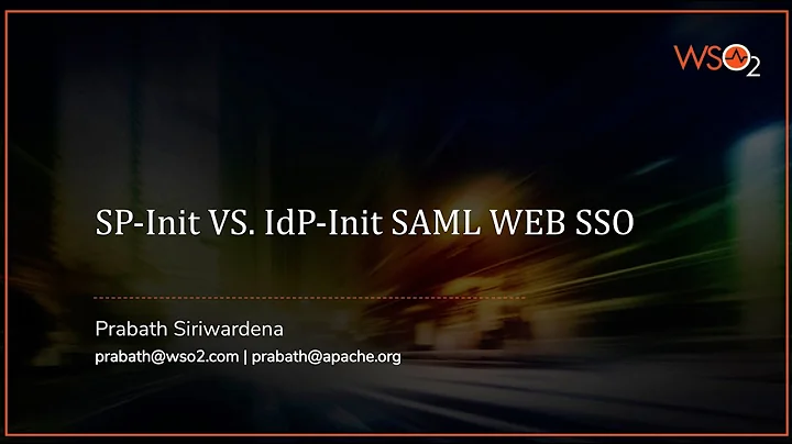 SP Initiated Web SSO Vs. IdP Initiated Web SSO