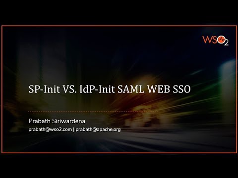 SP Initiated Web SSO Vs. IdP Initiated Web SSO