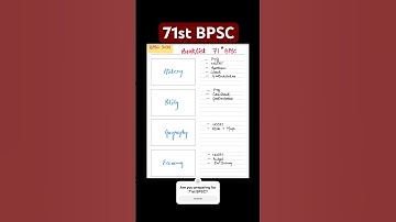 Booklist for 71st BPSC #71bpsc #bpscprelims #exampreparation #bpsc