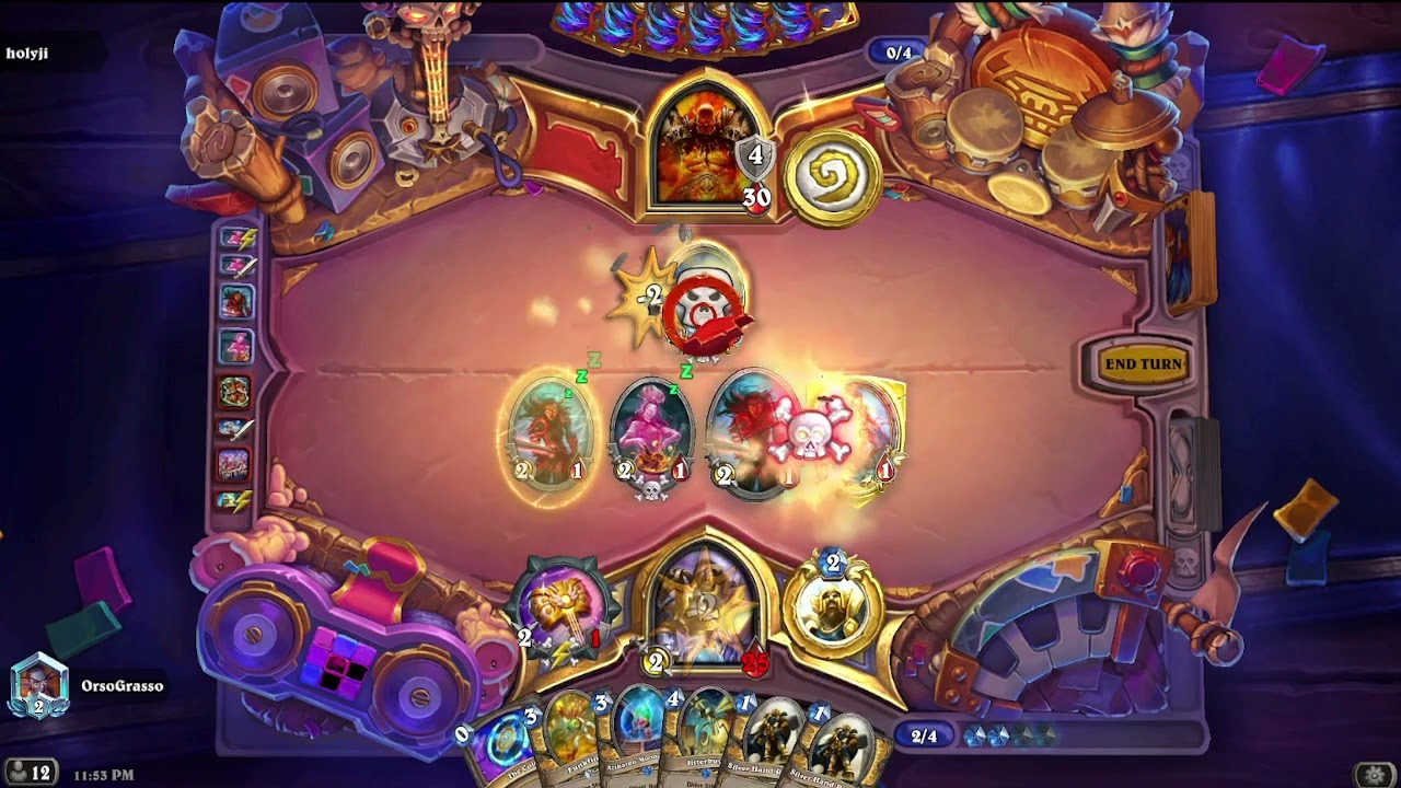 Festival Of Legends Hearthstone Ranked Gameplay Diamond 1 ! PURE PALADIN VS ENRAGE WARRIOR