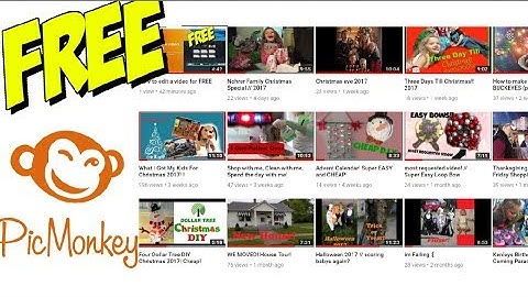 How to make a Thumbnail for FREE! Picmonkey