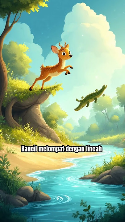 Dongeng Anak :Kancil yang Cerdik #animasi #edukasianak#shorts