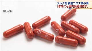 メルク社コロナ飲み薬「年内にも国内供給を目指す」(2021年10月7日)