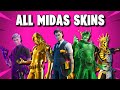 ALL Midas Skins in Fortnite! (2025)