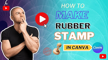 how to make stamp at home | how to make stamp in canva