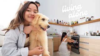 Living Alone | Adopting a Golden Puppy, Our Dream Come True and Home Life!