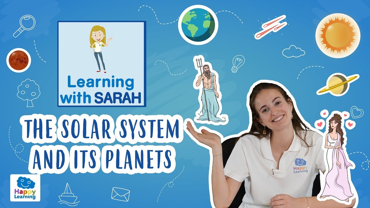 sarah is delivering a presentation on the solar system