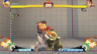 Yun EX Kara Command Grab Demonstration