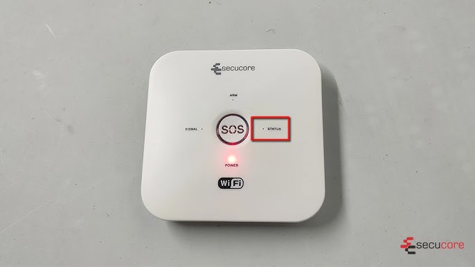 Sistema de alarma WIFI y GSM totalmente inalámbrico AGWE10 SECUCORE 