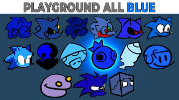FNF Character Test | Gameplay VS My Playground | ALL Blue Test #6
