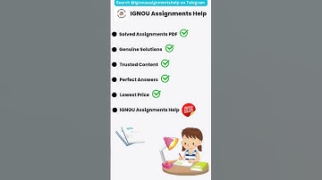 Ignou solved assignments #ignousolvedassignment