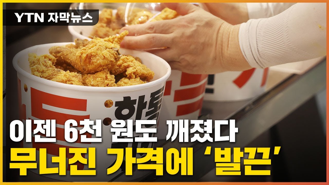 [자막뉴스] 너도 나도 내리는 치킨값에...\