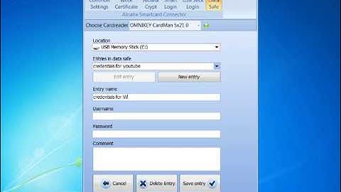 Smartcard protected Password Safe
