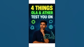 Crack EV Company Interviews: 4 Skills Ola & Ather Test You On! #InterviewTips #Freshers #shorts #EV