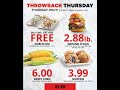 Hyvee throwback thursday bogo nori sushi ground chuck sweet corn on the cob  muffins 08042022