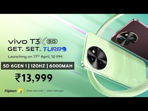 Vivo T3X 5G - Official India Launch Date | Vivo T3X 5G Price in India &amp; Specs | SD 6 GEN 1, 6000MAH