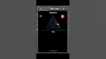 Adobe Illustrator Tutorial Tips 2025 | Creating the Artistic Triangle Shape Effect in Illustrator!