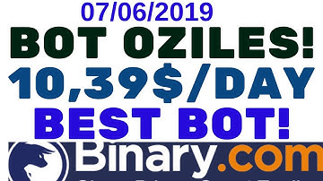 R$ 41,26 em 6 minutos com o BOT OZILES! O MELHOR DA BINARY.COM 2019