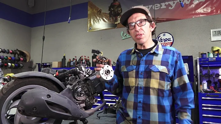 How to replace a Stator & Flywheel on a Modern Vespa ET4, LX150 or GT200 - DayDayNews