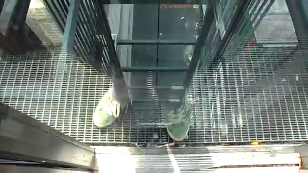 OTIS glass elevator Lausanne, Switzerland YouTube