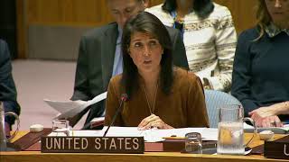 Remarks at a UN Security Council Open Debate on the Middle East