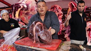 First Time Trying Camel Meat In Cairo, Egypt