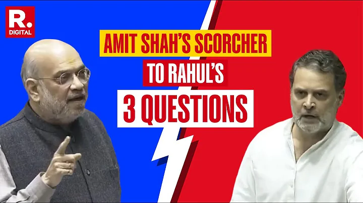 Amit Shah’s Point-by-Point Reply To Rahul Gandhi’s 3 Questions In S.I.R Debate