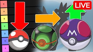 LIVE POKEBALL TIER LIST