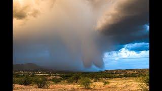 Watch This Wet Microburst (Rain Bomb) in Slow Motion