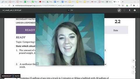 Week 5 IM1 2.2 Shh! Please Be Discreet (Discrete)!