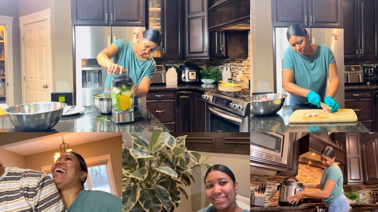 4 horas conmigo cuidando de la casa y la familia 