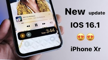 iPhone Xr New Update - ios 16.1 - Top features