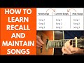 How To BUILD And MAINTAIN A Repertoire Of SONGS On Guitar