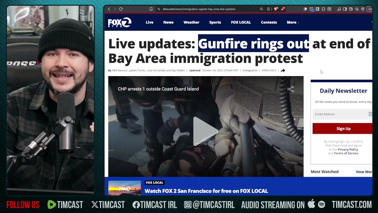 Leftist TERROR ATTACK On Coast Guard, SHOTS FIRED, This Is INSANE | Tim Pool