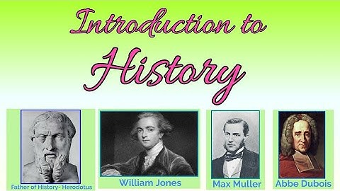 Introduction to History- Video2/2- State Syllabus- Class 6th- Social Science ll MT