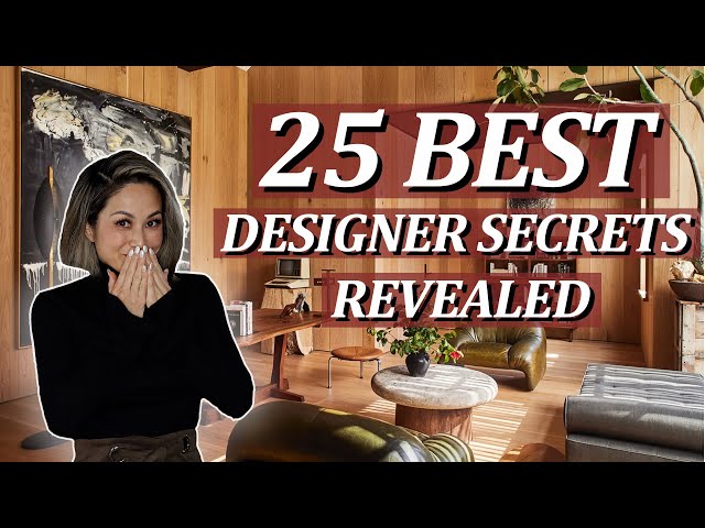 25 BEST Designer Decorating SECRETS REVEALED class=