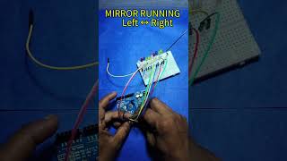 MIRROR RUNNING (C++ Logic) #arduino #arduinoled #coding #shorts