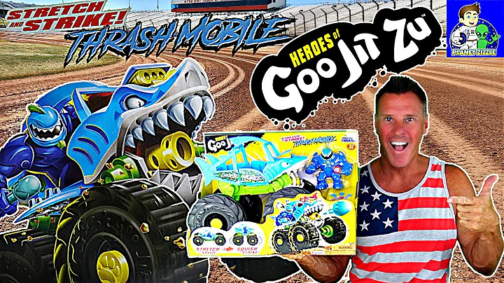 Heroes of Goo Jit Zu Stretch and Strike Thrash Mobile with Exclusive Race suit Thrash