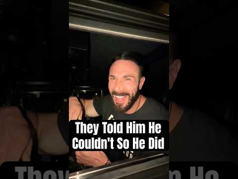 They Told Him He Couldn't So He Did