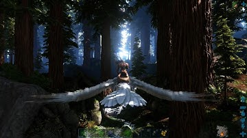 ARK: Survival Evolved. Beginning to setup a full base in the Redwood