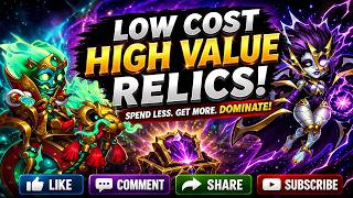 Top 10 LOW COST Relic Heroes 🔥