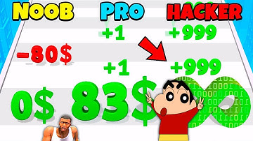 SHINCHAN and I Discovered UNDERGROUND TREASURE with CHOP | NOOB vs PRO vs HACKER